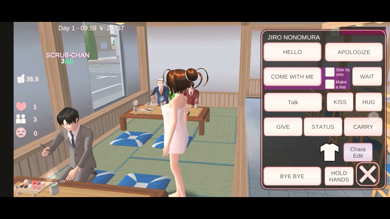 Jadi lontay di game sakura school simulator 🤑😫🤔🥺💝😘😘