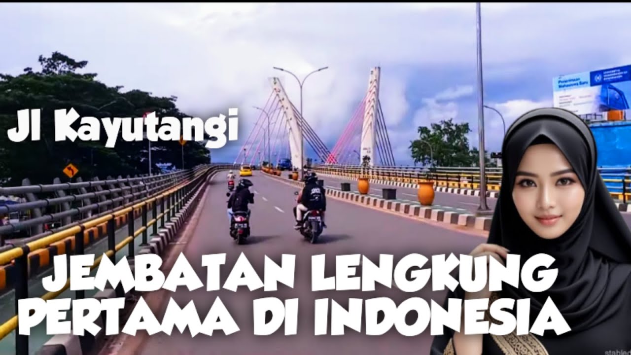 Jl S Parman , jl kayutangi ada jembatan ikonik #banjarmasin