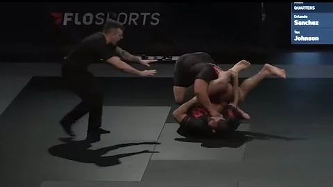 300lbs Orlando Sanchez DQ-ed due to an illegal sla...