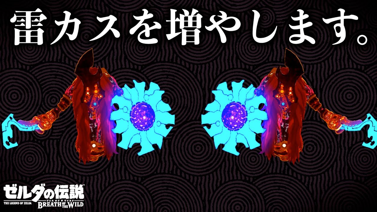 物足りんけん雷カスをバグで増やします。【ゼルダの伝説ブレス