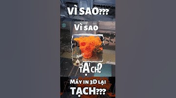 Chiếc máy in 3D của bạn có thường xuyên TẠCH??? #in3d #3dprinting #shorts #technixam #mayin3d