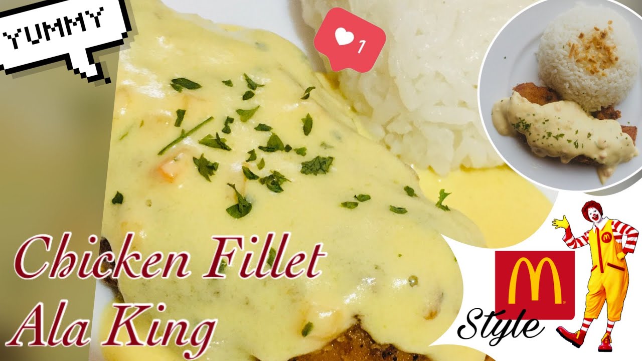 Chicken Fillet Ala King (McDo style) simplyjhizel YouTube