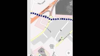 OsmAnd experiments - GPX track animation, waypoint markers (distance)