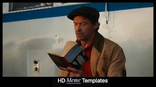Hugh Jackman & Sheep Tire Swing Peaceful Meme Template | The Sheep Detectives | HD Download