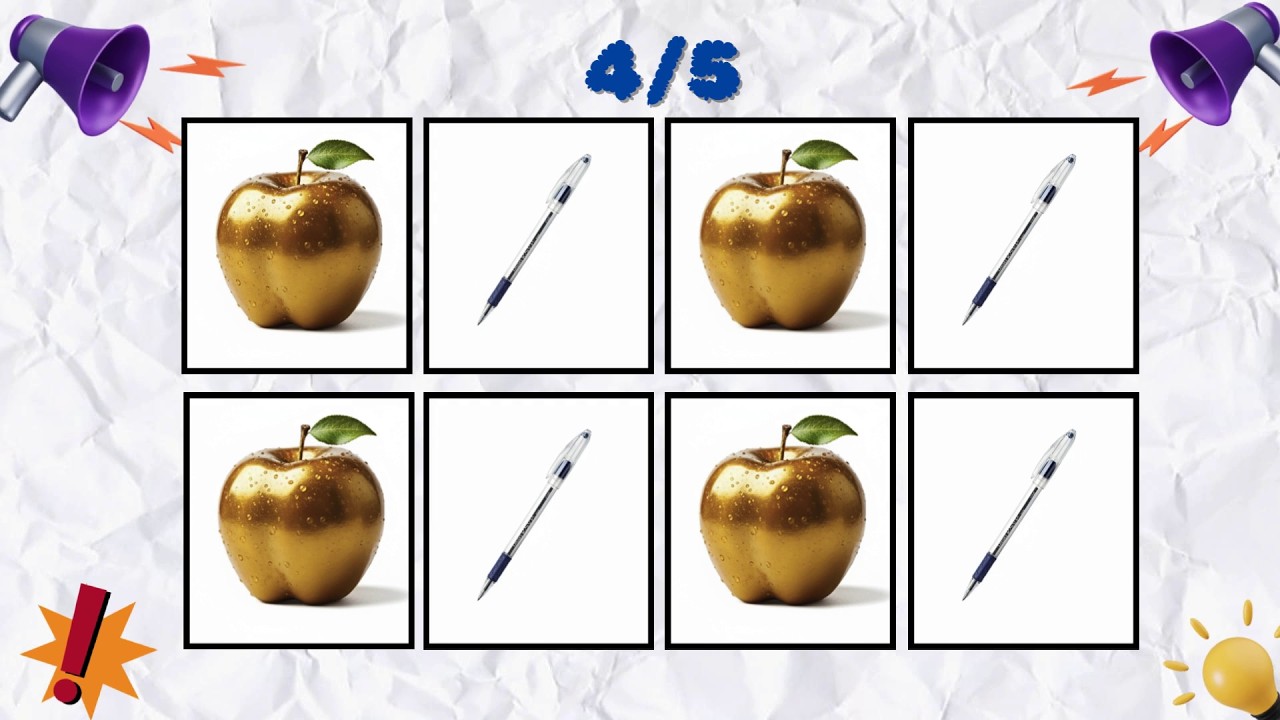 Say The Word On Beat Challenge | Level 1 - 5 | Level Easy to Insane |Apple  - Pen|