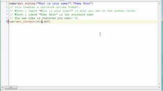 Game Maker - GML tutorial 1 (Messages)