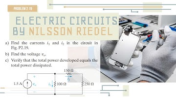 KVL and KCL Problems| Exercise Problem 2.19 Electric Circuits By Nilsson and Riedel 10th Edition