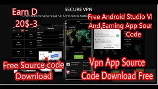 Free Vpn Android Studio Source code Earn Daily 50$| Vpn app earn monthly 500$ screenshot 2