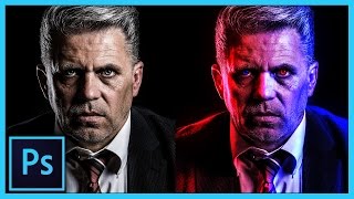 Photoshop Tutorial: Awesome Red and Blue Duel tone Effect