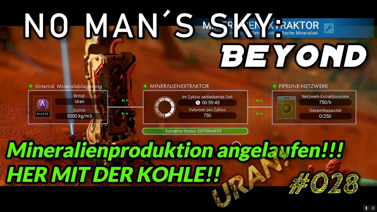 No Man´s Sky Beyond 028 Wie funktioniert der Mineralien Extraktor