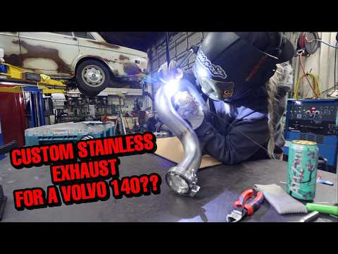 My Volvo 140 Needed An Exhaust.. So I Built One (Full Fab)