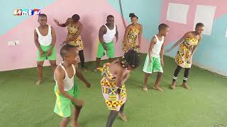 Ghana Masaka Kids Dancing Kumbaya in African style