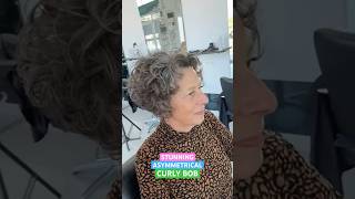 STUNNING ASYMMETRICAL CURLY BOB: Complete Tutorial Click Created From! 🔥🔥🔥