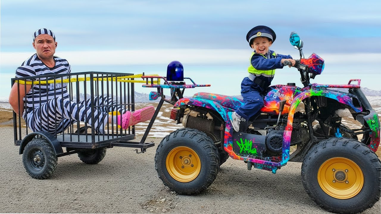 Синий Трактор спасает машинки и учит честности!