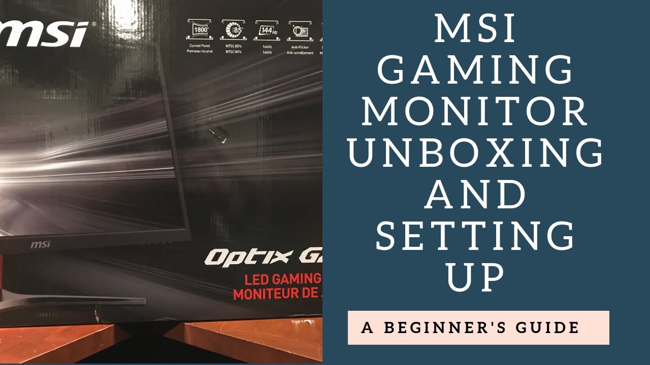 Unboxing and Assembling Gaming Monitor - YouTube