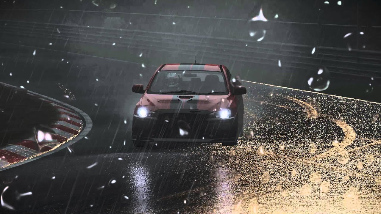 Project CARS Build 835 - Evo X at Nordschleife in Fog and Rain at Sunrise - Spectator View