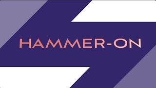 Curso de Slap E12 - Hammer-On
