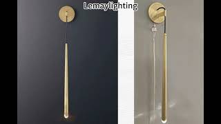 Nolan Wall Sconce: Elevate Your Home with Brass & Modern Minimalism | Luxury Lighting Design