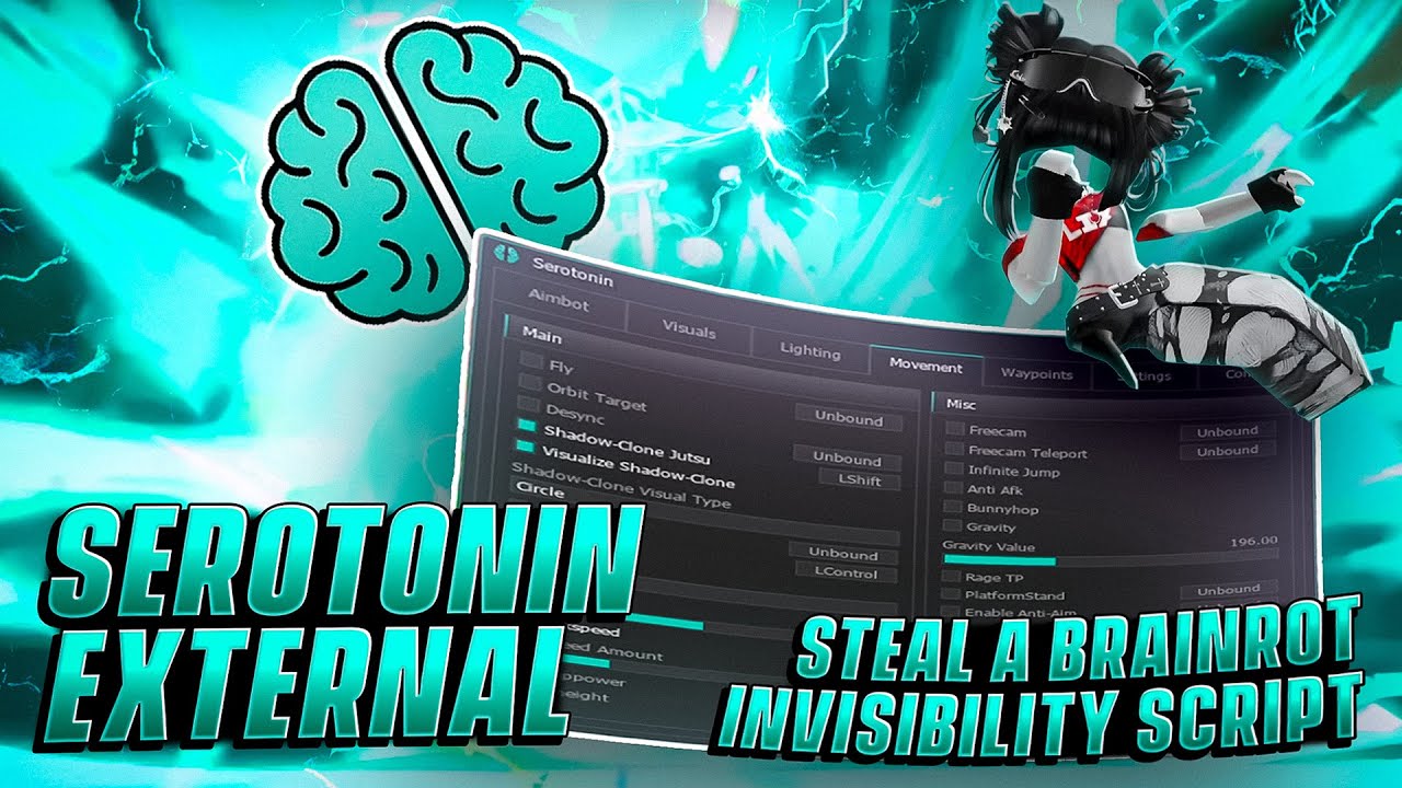 The #1 ROBLOX EXTERNAL FOR STEAL A BRAINROT | Invisible in STEAL a Brainrot | Serotonin External