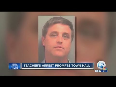 Teacher S Arrest Prompts Town Hall