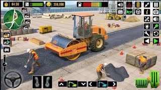 Road Construction Simulator - Mega Machines Transporter 2024 - Android Gameplay (kids Gaming) #road screenshot 2