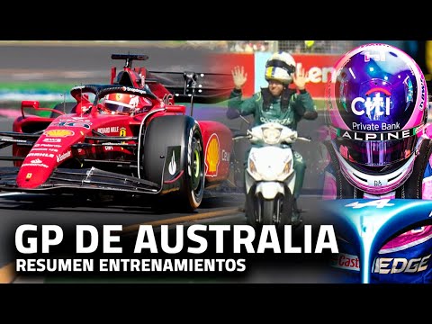 FERRARI LIDERA en MELBOURNE y ALPINE DESTACA | PRÁCTICAS GP de AUSTRALIA 2022