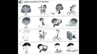 Supermind unit 5: Free Time Workbook pg 59 (Track 22)