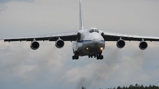 Посадка Ан-124 