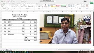Excel में Purchase Bill और Sales Bill कैसे बनाएं | Complete Bill Making Tutorial in Hindi screenshot 2