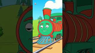 Wheels on the Train, Fun Vehicle Song #nurseryrhymes #trainsong #shorts