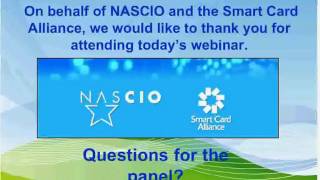 NASCIO and the Smart Card Alliance - Webinar PIV-I for Non-Fed