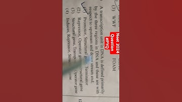 Molecular Basis of Inheritance#neet#pyq  #neet2024#shortsfeed#shorts #shortsvideo