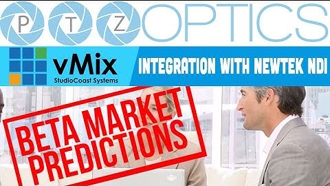 NewTek NDI on vMix