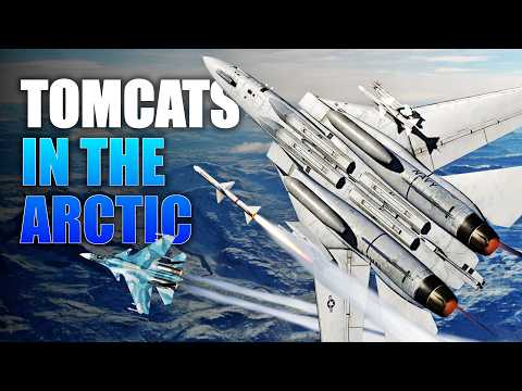 F-14B(U) Tomcats vs Flankers | Close-Range Combat | Kola | DCS