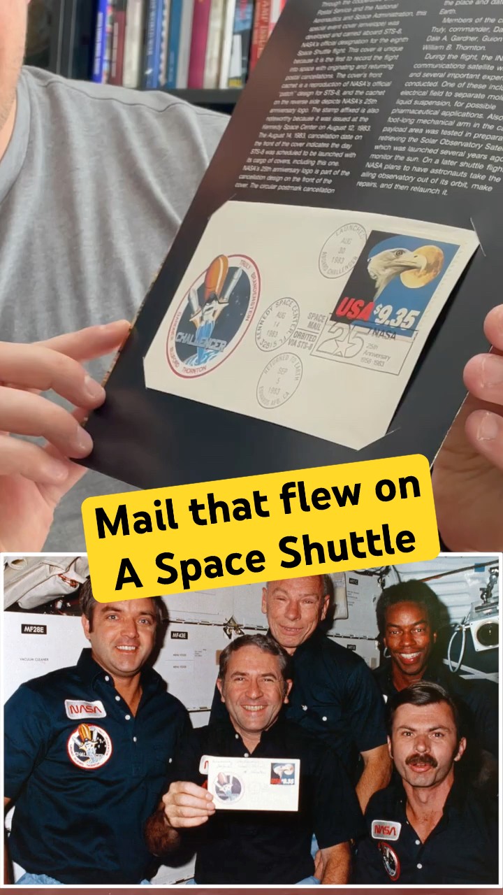 Mail That Flew on the Space Shuttle - YouTube