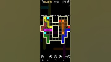 How To Solve Flow Free Inkblot Pack Level 21 10x9 Board Walk Through Solution Walkthrough