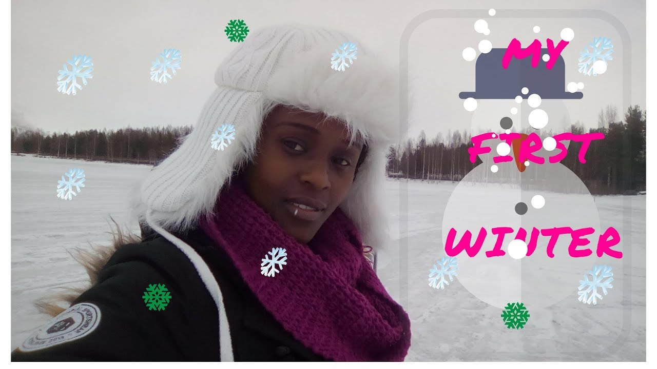 My first winter experience ever in Sweden - YouTube