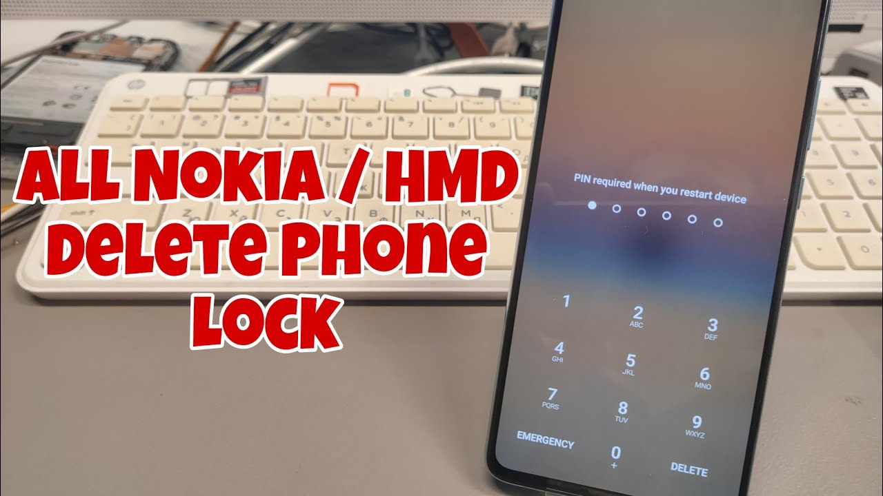 All New Nokia / HMD Phones, Delete Phone Lock and Bypass FRP. Easy Without Testpoint.