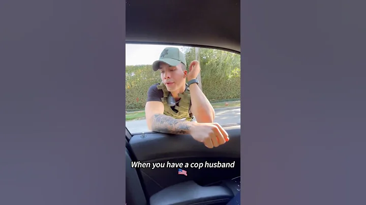 When you have a cop husband.#love#humor#police#couple#funny#foryou#USA#fyp