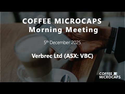 Coffee Microcaps Morning Meeting with VBC #coffeemicrocaps