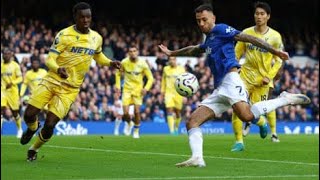 Everton vs crystal 2:0 palace technical analysis 