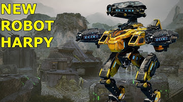 New Robot Harpy. War Robots Test Server