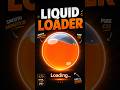 Create this EPIC Liquid Loader 🔥in 60 Seconds! #css #coding #cssanimation #cssloader #loader