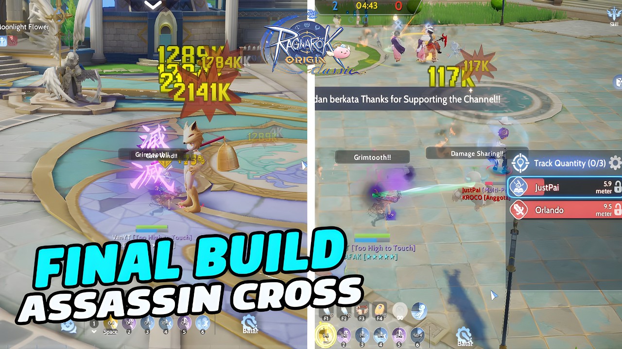 FINAL BUILD ASSASSIN CROSS DAMAGE UP TO 3M++ - Ragnarok Origin Classic ...