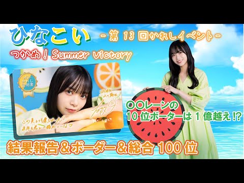 【ひなこい】ランキングを確認していきましょう！第13回かれしイベント「つかめ! Summer Victory」前編