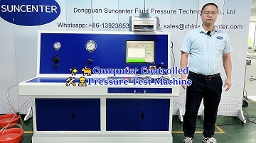 Suncenter High Pressure Computer Controlled Hydraulic Cycle Test Bench