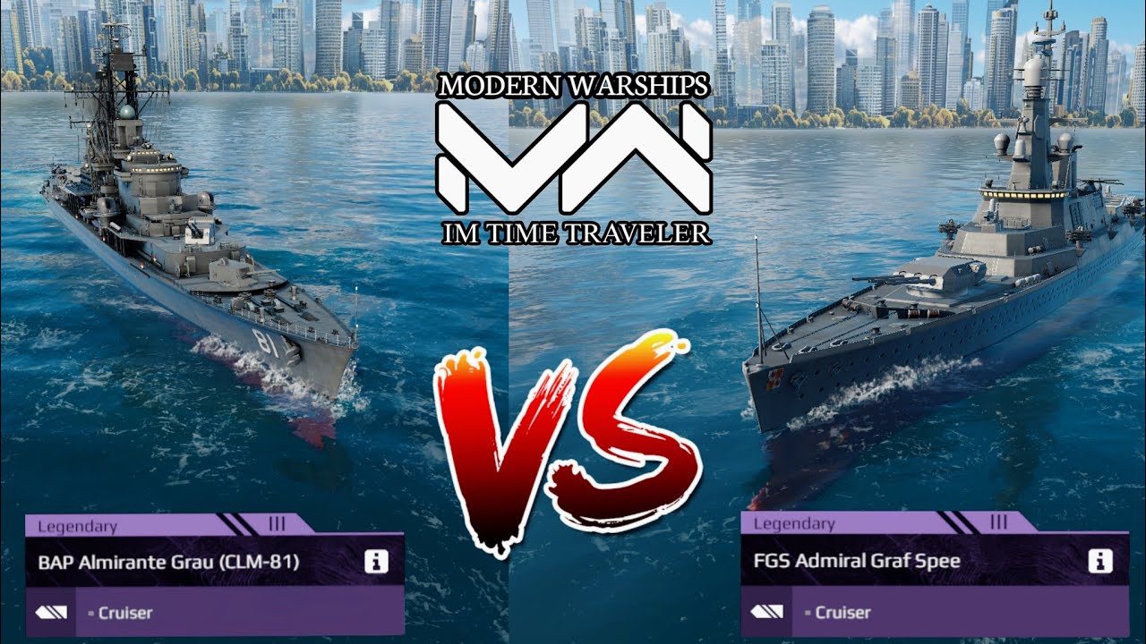 BAP Almirante Grau Vs Admiral Graf Spee | Modern Warships