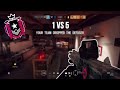 How a CHAMPION Clutches a 1v5 + Best Setting & Sensitivity PS4/XBOX- Rainbow Six Siege (Console)