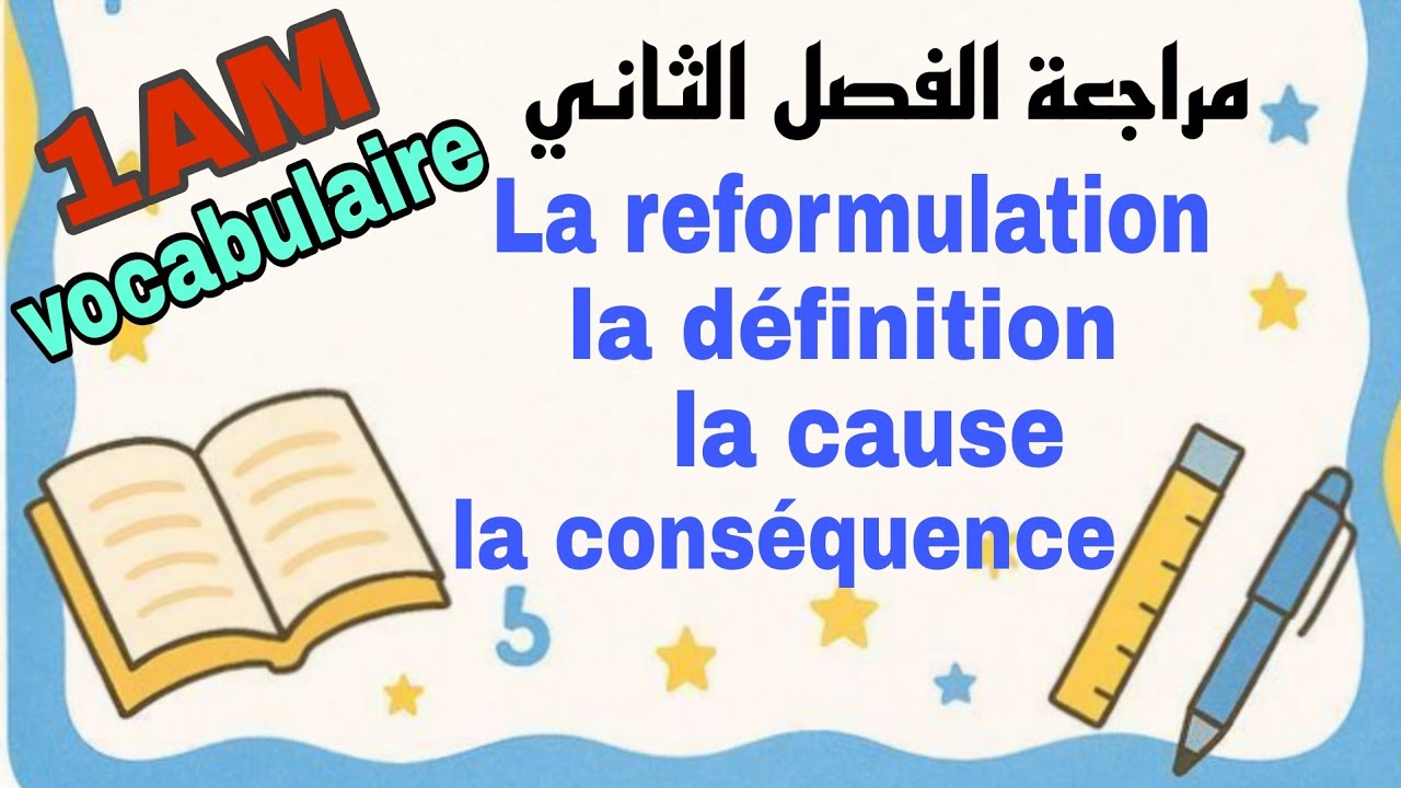 مراجعة امتحان الفصل الثاني لغة فرنسية أولى متوسط  Vocabulaire 1AM  / Le progrès scientifique