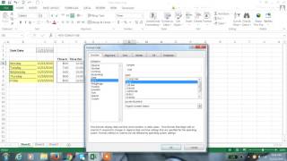 Excel 2013 Tutorial#27 Timesheet Template in Excel 2013